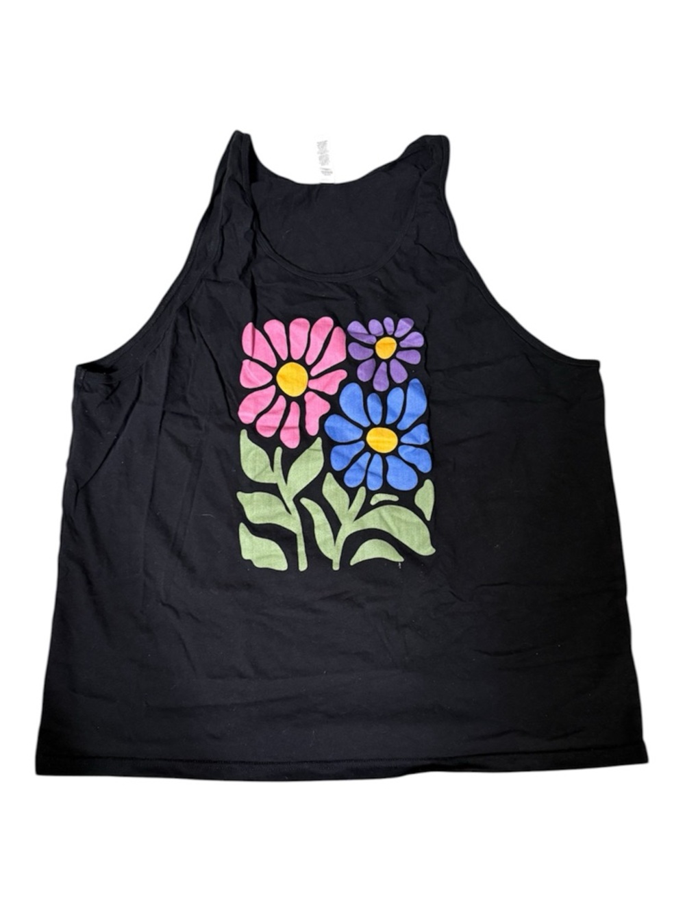 Bi Pride Floral Graphic Tank Top